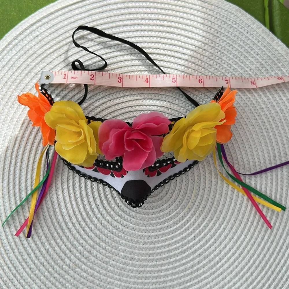 Flowered Masquerade Mask